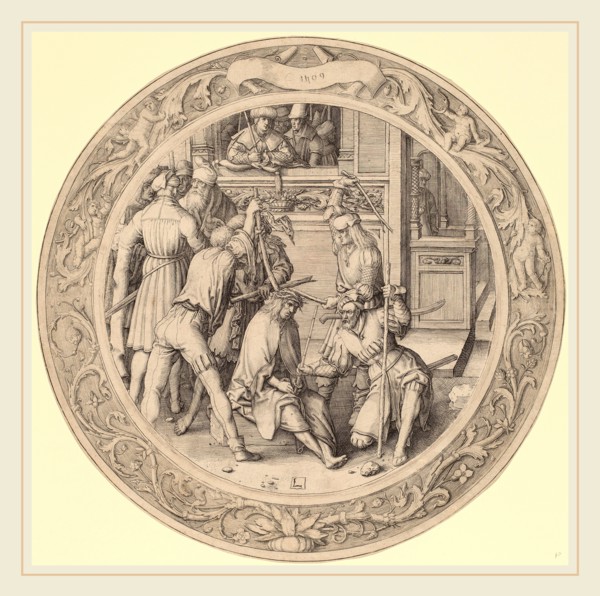 Lucas van Leyden (Netherlandish, 1489-1494-1533), Christ Crowned with Thorns, 1509, engraving