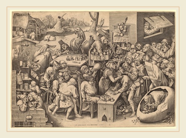 Pieter van der Heyden after Pieter Bruegel the Elder (Flemish, active c. 1551-1572), The Witch of