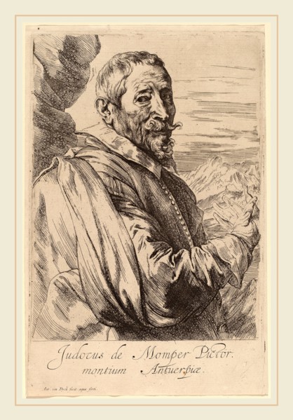 Sir Anthony van Dyck (Flemish, 1599-1641), Jodocus de Momper, probably 1626-1641, etching