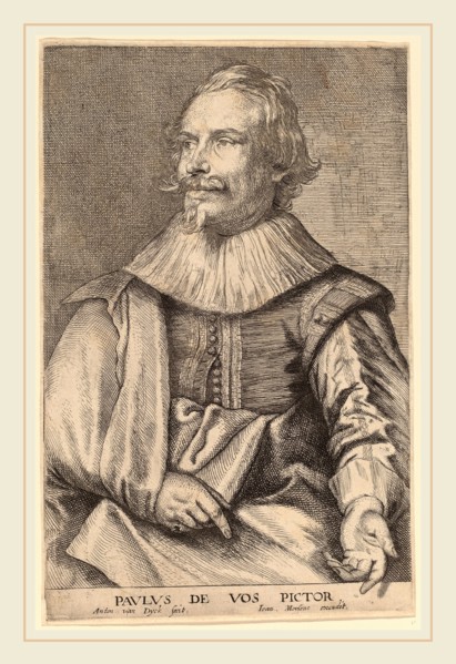 Sir Anthony van Dyck and Attributed to Joannes Meyssens (Flemish, 1599-1641), Paul de Vos, probably