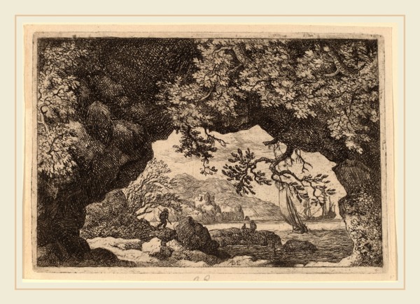 Allart van Everdingen (Dutch, 1621-1675), View through a Pierced Rock, probably c. 1645-1656,