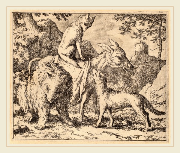 Allart van Everdingen (Dutch, 1621-1675), Reynard Seated Atop the Ass, probably c. 1645-1656,