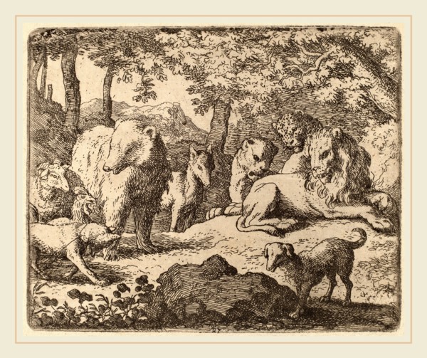 Allart van Everdingen (Dutch, 1621-1675), Reynard is Released to Tell His Story, probably c.