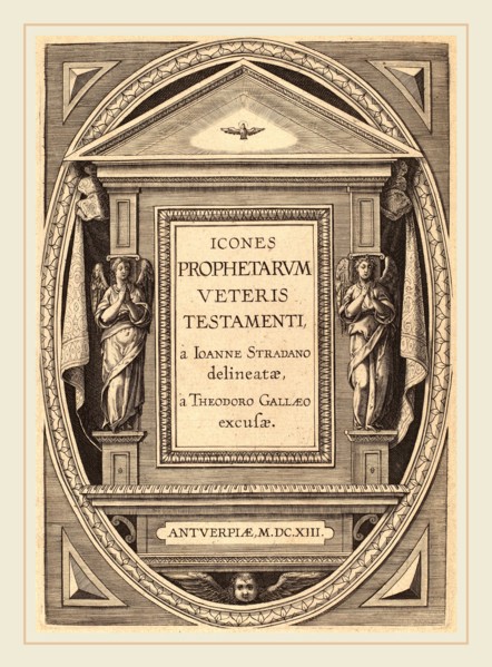Theodor Galle after Jan van der Straet (Flemish, c. 1571-1633), Title Page, published 1613,