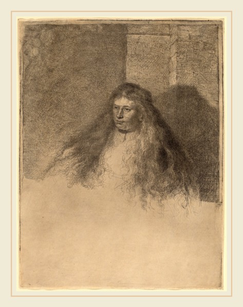 Rembrandt van Rijn (Dutch, 1606-1669), The Great Jewish Bride, 1635, etching, with some drypoint