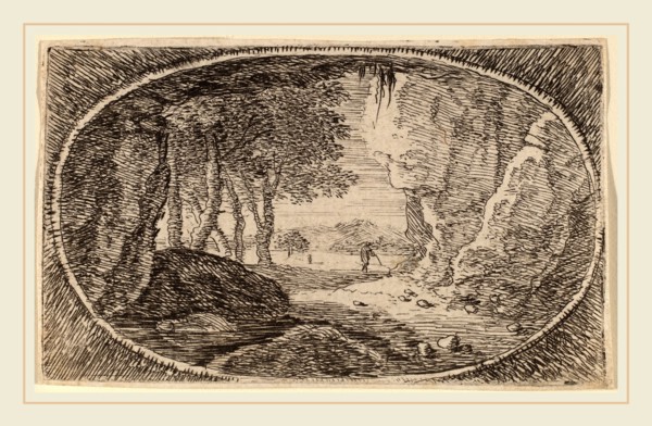 Herman van Swanevelt (Dutch, c. 1600-1655), The Rocks, etching