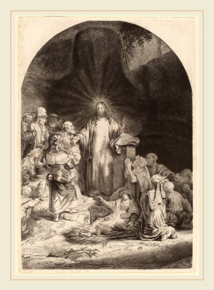 Rembrandt van Rijn and William Baillie (Dutch, 1606-1669), Christ Preaching and Healing (Fragment
