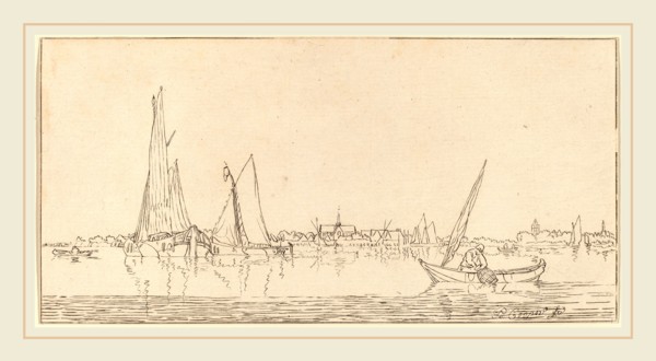 Cornelis Ploos van Amstel and Bernhard Schreuder after Pieter Coopse (Dutch, 1726-1798), River with