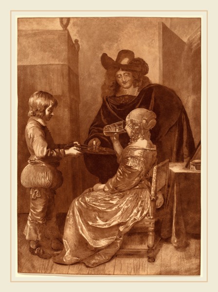 Cornelis Ploos van Amstel and Cornelis Brouwer after Gerard ter Borch II (Dutch, active second half