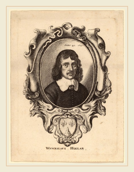 Wenceslaus Hollar (Bohemian, 1607-1677), Self-Portrait, 1647, etching