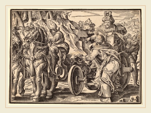 Christoph Murer, Christ Tells His Disciples of the Last Judgment, Swiss, 1558-1614, published 1630,