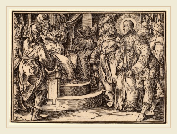 Christoph Murer, Christ Tells His Disciples of the Last Judgment, Swiss, 1558-1614, published 1630,