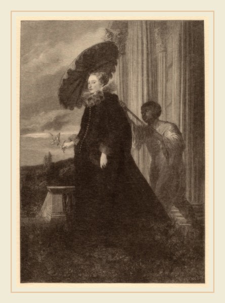 Timothy Cole after Sir Anthony van Dyck, Marchesa Elena Grimaldi, Wife of Marchese Nicola Cattaneo,