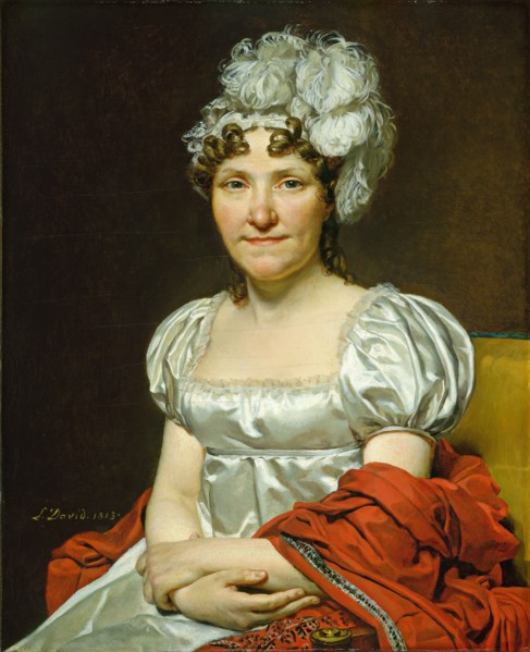 Jacques-Louis David (French, 1748-1825), Madame David, 1813, oil on canvas