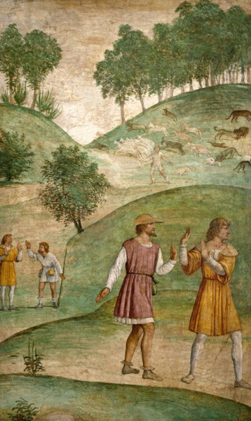 Bernardino Luini, The Misfortunes of Cephalus, Italian, c. 1480-1532, c. 1520-1522, fresco
