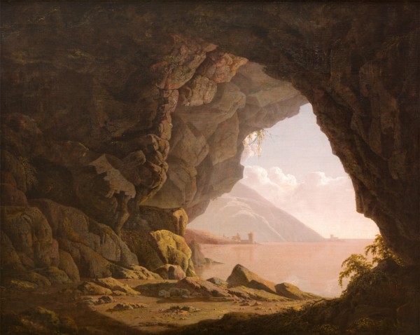 Cavern, near Naples Signed and dated, lower right: "I [or J] Wright | 177[?]", Joseph Wright of