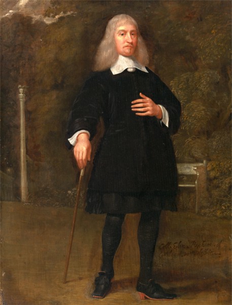 Colonel Alexander Popham, of Littlecote, Wiltshire Inscribed in brown paint, lower right: "Coll.