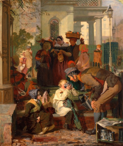 Refreshing the Weary, Robert Hannah, 1812-1909, British