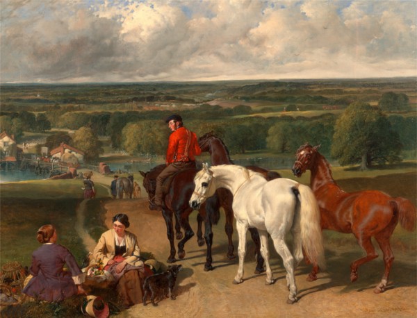 Exercising the Royal Horses Signed and dated, lower right: "JF Herring [?Ser?] | 1847-55", John