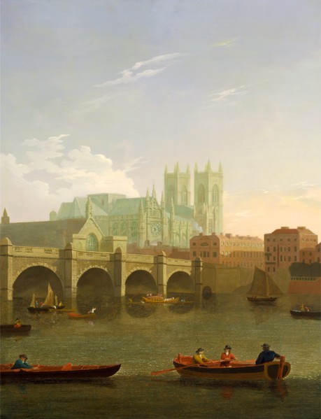 London, Westminster Abbey and Bridge Westminster Abbey and Westminster Bridge Seen from the South,
