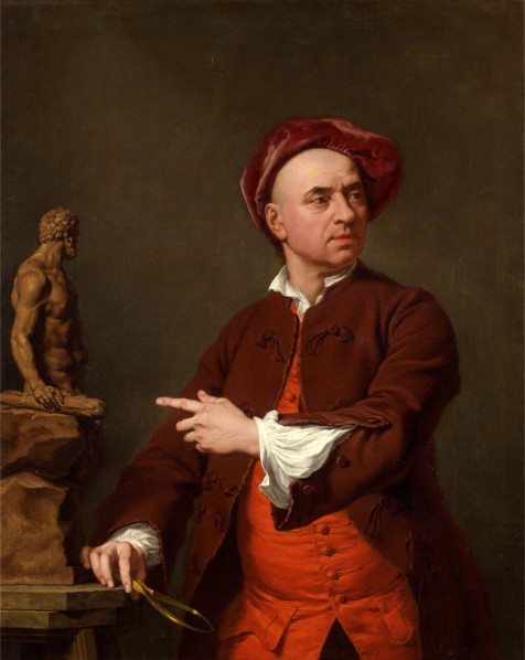 John Michael Rysbrack Modelling His Terra-Cotta Statue of Hercules John Michael Rysbrack The