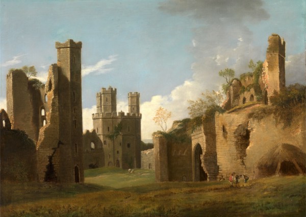 Caernarvon Castle Signed in black paint, lower center: "J [...] Farrington", Joseph Farington,