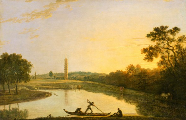 Kew Gardens: The Pagoda and Bridge, Richard Wilson, 1714-1782, British