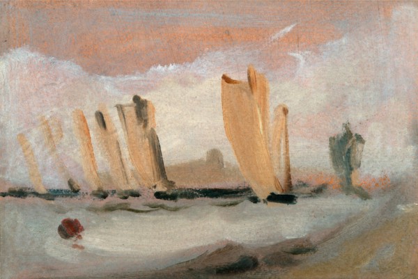 Yacht Racing on the Solent, unknown artist, 19th century, British