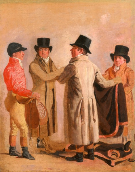 The Jockey Frank Buckle, the Owner-Breeder John Wastell, his Trainer Robert Robson, and a