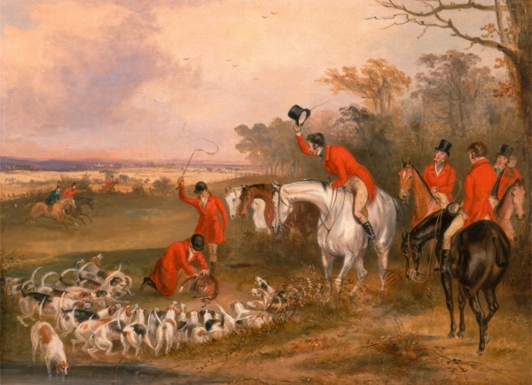 Bachelor's Hall: The Death Signed and dated in black paint, lower center: "Painted by F. C. Turner