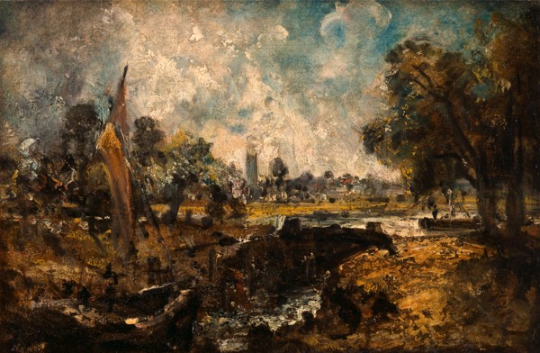 Dedham Lock, John Constable, 1776-1837, British