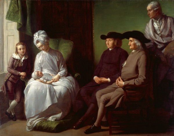 The Artist and His Family The Artist's Family The West Family Signed and dated, lower left: "B.