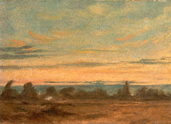 Summer - Evening Landscape, Attributed to John Constable, 1776-1837, British