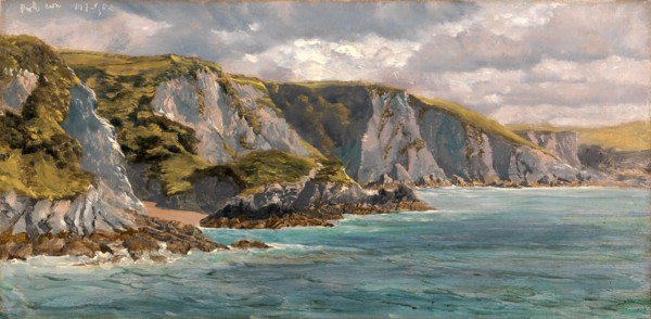 On the Welsh Coast Seascape Dated, upper left: "19 July [6 or 8; symbol historically an 8]2, John