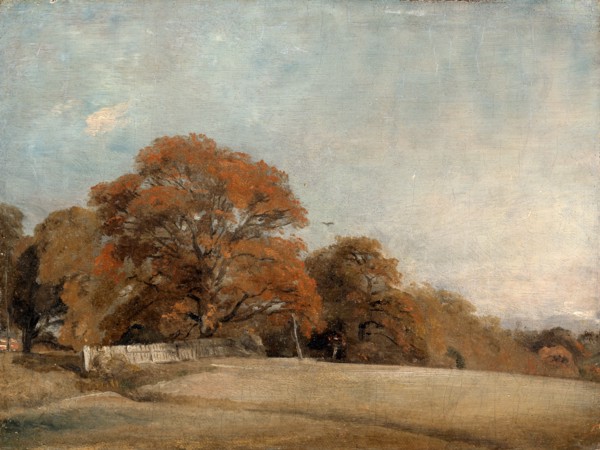 An Autumnal Landscape at East Bergholt, John Constable, 1776-1837, British