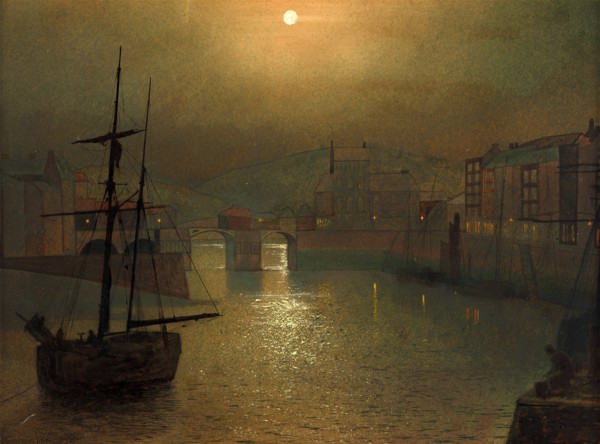 Harbor Scene, John Atkinson Grimshaw, 1836-1893, British