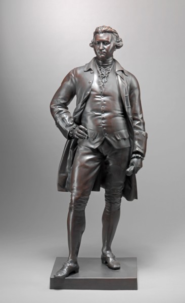 Edmund Burke Chiselled on side of base, proper left: "ELKINGTON & Co | FOUNDERS" Signed and dated