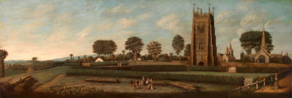 The Bell Tower of Evesham, unknown artist, 18th century, British