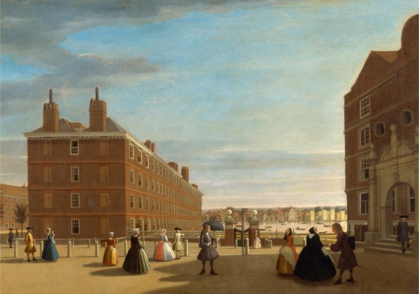 The Paper Buildings, Inner Temple, London View of the Paper Buildings in the Temple, London View of