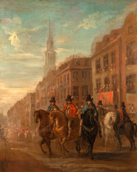 Restoration Procession of Charles II at Cheapside, London William Hogarth, 1697-1764, British