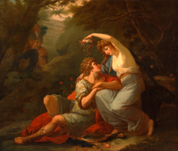 Rinaldo and Armida Signed and dated lower right: "Angelica Kaufafmann 1771", Angelica Kauffmann,