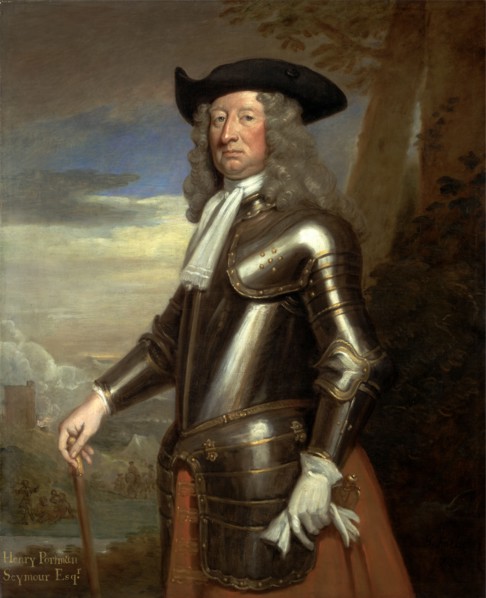 Henry Portman Seymour Inscribed in ocher paint, lower left: "Henry Portman | Seymour" Signed and