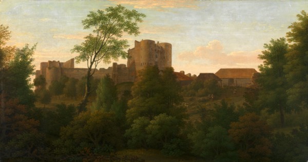 Saltwood Castle Signed and dated, lower center: "G Lambert. 1762", George Lambert, 1700-1765,
