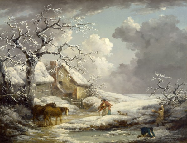 Winter Landscape Signed and dated, lower right: "G. Morland 1790", George Morland, 1763-1804,