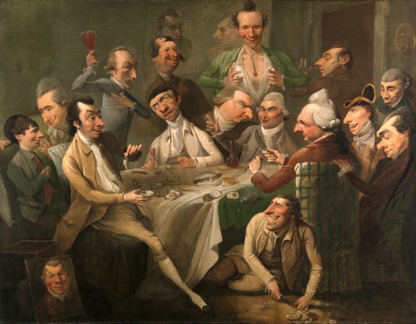 A Caricature Group A Caricature Group including Members of the Howdalian Society, John Hamilton