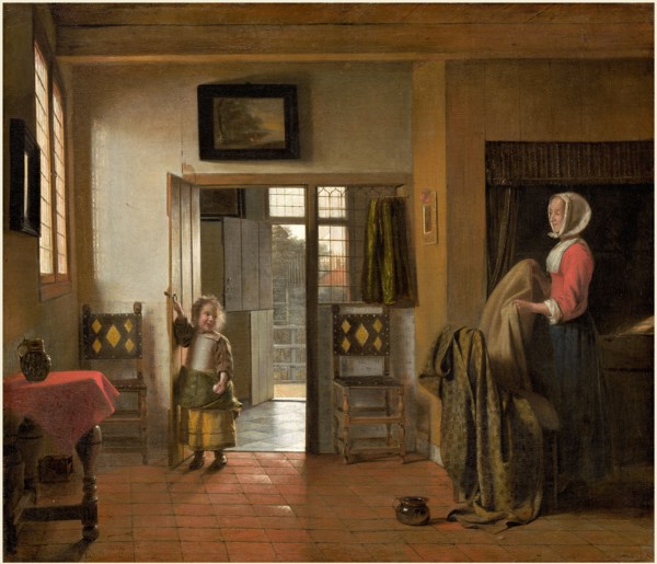 Pieter de Hooch, Dutch (1629-1684), The Bedroom, 1658-1660, oil on canvas