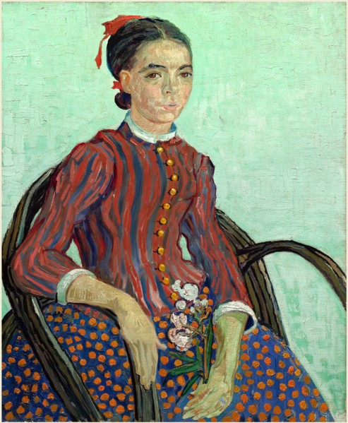 Vincent van Gogh, Dutch (1853-1890), La Mousmé, 1888, oil on canvas