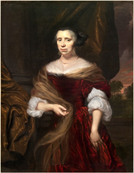Nicolaes Maes, Dutch (1634-1693), Portrait of a Lady, 1676, oil on canvas