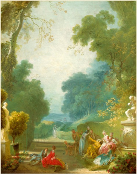 Jean-Honoré Fragonard, French (1732-1806), A Game of Hot Cockles, c. 1775-1780, oil on canvas