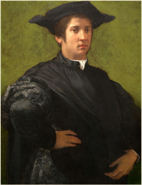 Rosso Fiorentino, Italian (1494-1540), Portrait of a Man, early 1520s, oil on panel
